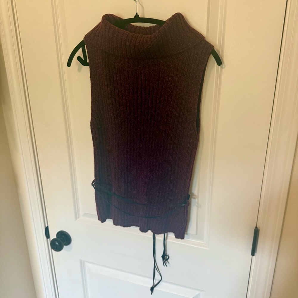 Faded Glory Burgundy Knit Sweater - Picture 9 of 9